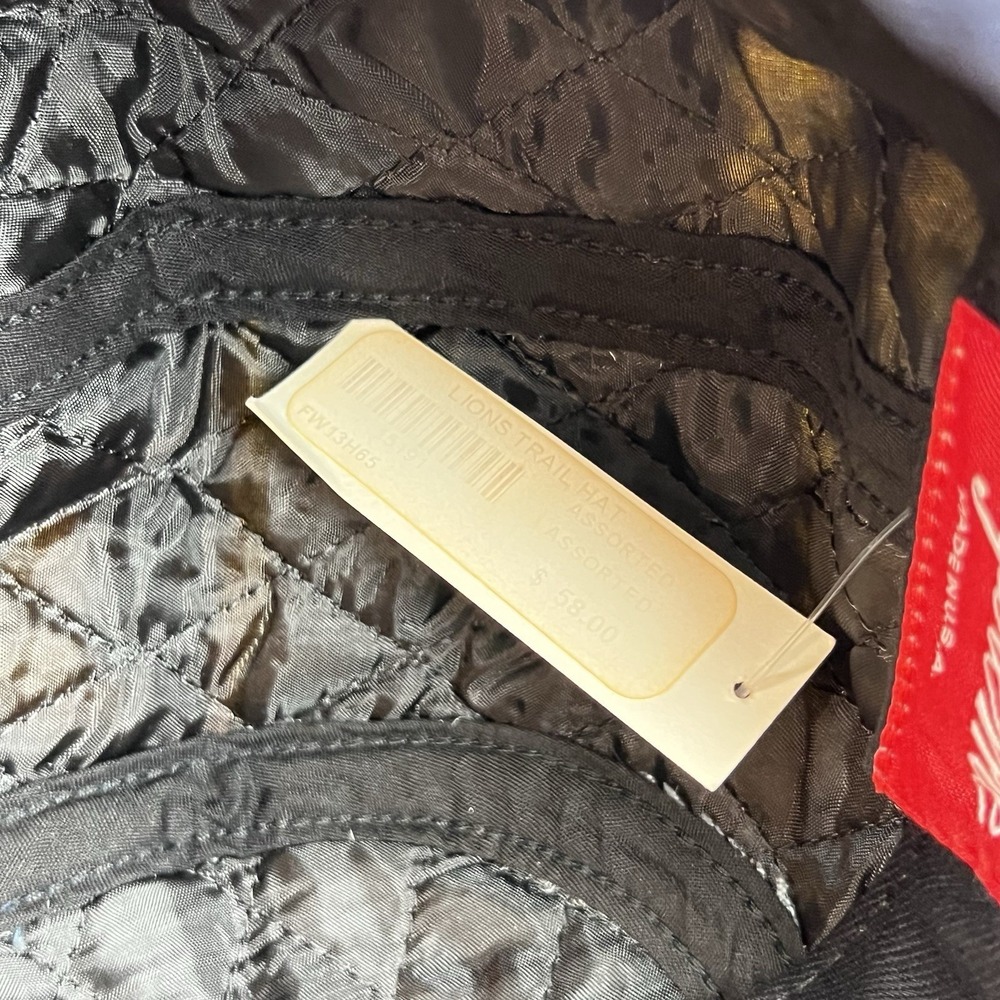 Supreme Lions Trail Hat S/M Navy Gold Earflap Camp Cap Box Logo FW13H65 NWT⁠ - Picture 9 of 9